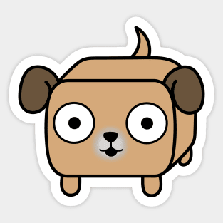 Pit Bull Loaf - Fawn Pitbull with Floppy Ears Sticker